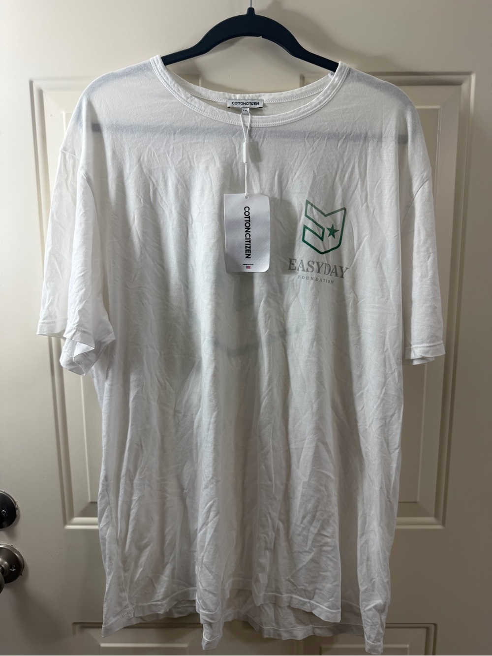 NWT Cotton Citizen Easyday Foundation Oversized Graphic Tee XXL Streetwear 0085